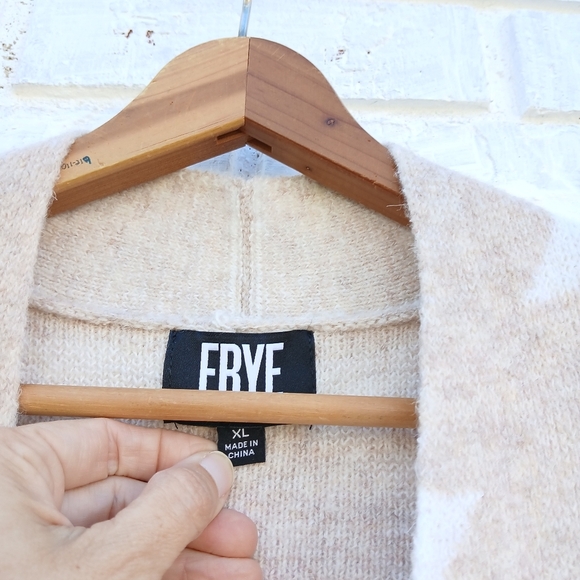 Frye Aztec Long Cozy Cardigan XL Neutral - Picture 4 of 8